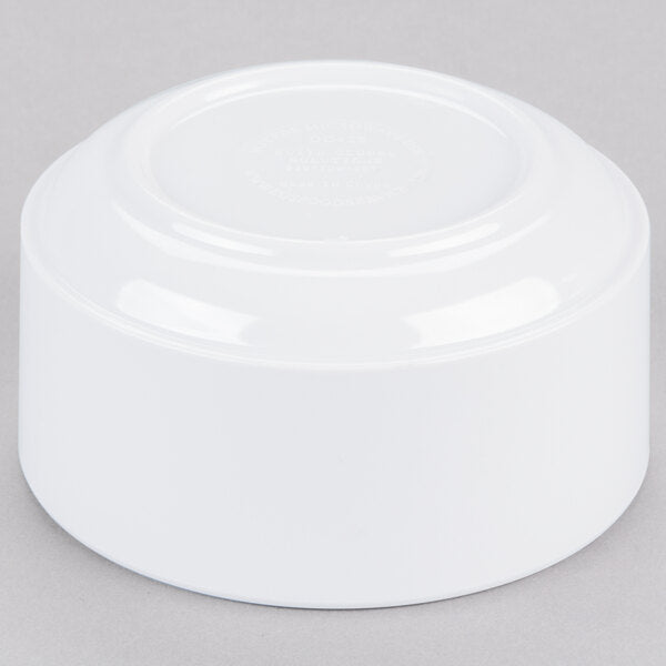 10.2 oz. White Melamine Cup - 6/Case