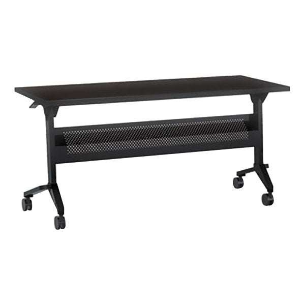 18" x 72" Laminated Rectangular Mocha Seminar Table Top