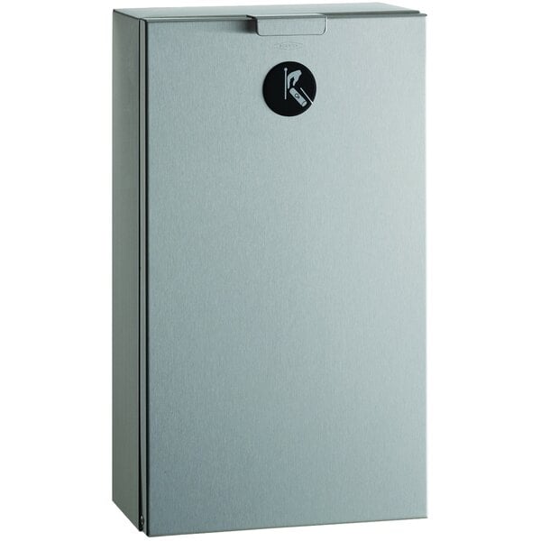 0.6 Gallon Surface Mounted Sanitary Napkin Disposal Receptacle