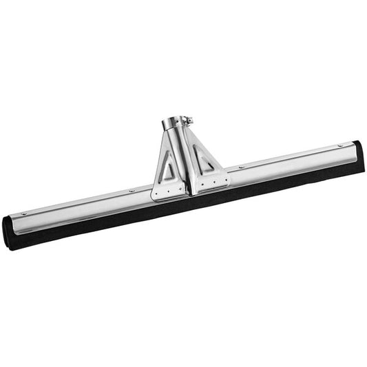 22" Black Double Neoprene Foam Floor Squeegee with Metal Frame