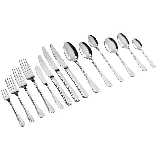 5 3/4" 18/8 Stainless Steel Extra Heavy Weight Teaspoon - 12/Case