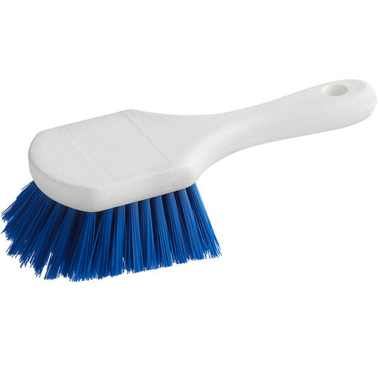 8 1/2" Blue Polyester Floating Utility / Pot Scrub Brush
