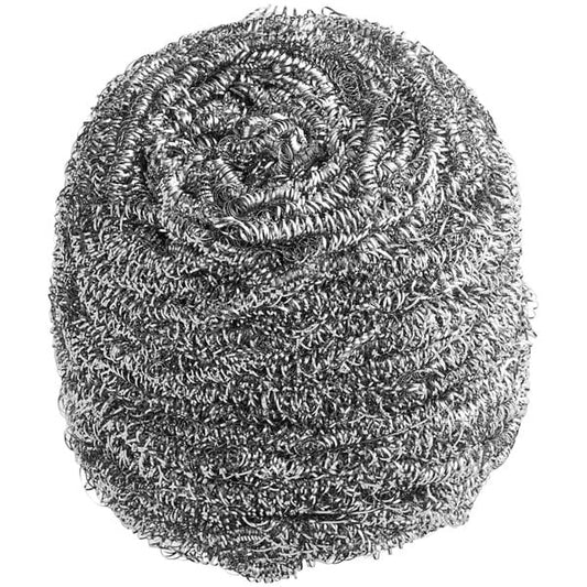 100g Large Stainless Steel Scrubber - 12/Pack