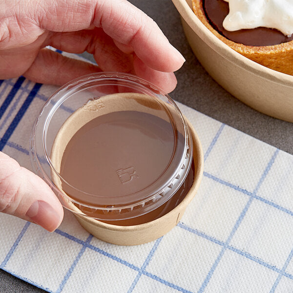 2 oz. Round PET Take-Out Lid