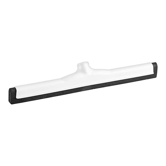 18" White Double Neoprene Foam Floor Squeegee with Plastic Frame