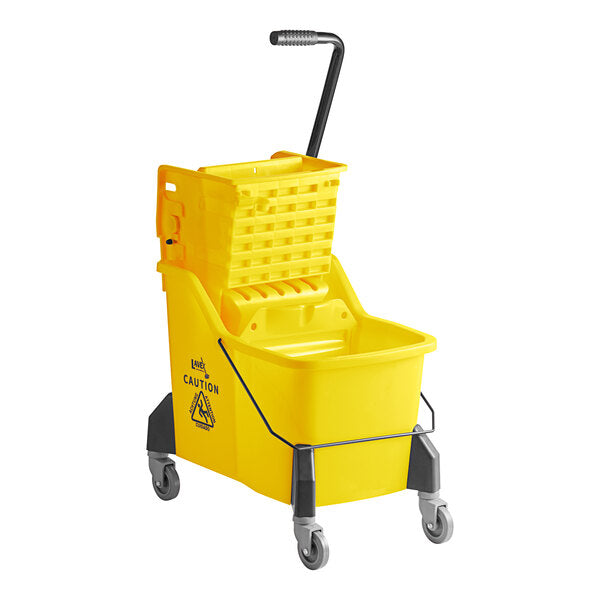 44 Qt. Yellow Mop Bucket with Side Press