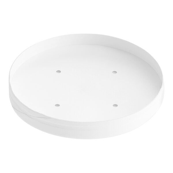 32 oz. White Paper Soup / Hot Food Cup Vented Lid