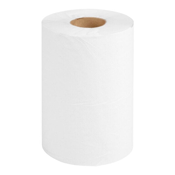 White Hardwound Paper Towel, 350 Feet / Roll - 12/Case
