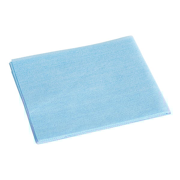 13 1/2" x 21" Blue Medium-Duty Foodservice Wiper - 150/Case