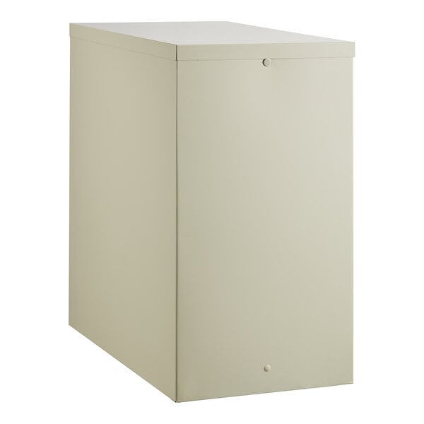 Putty Two-Drawer Vertical Letter File Cabinet - 15" x 25" x 28 3/8"