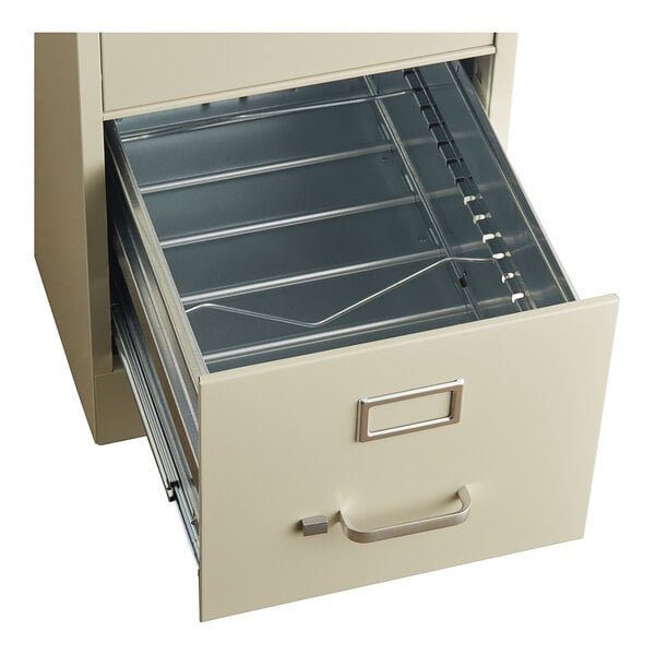 Putty Two-Drawer Vertical Letter File Cabinet - 15" x 25" x 28 3/8"