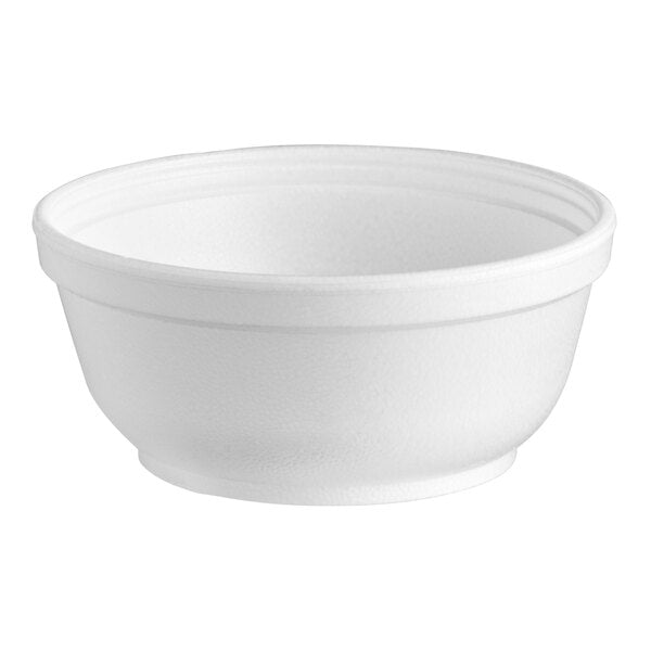 8 oz. Insulated White Customizable Foam Container
