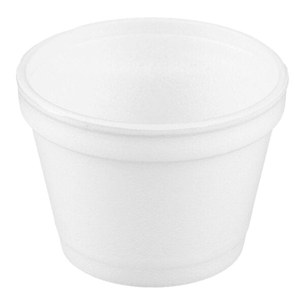 4 oz. White Customizable Foam Food Container