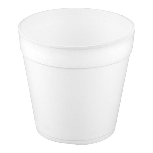 32 oz. White Foam Food Container