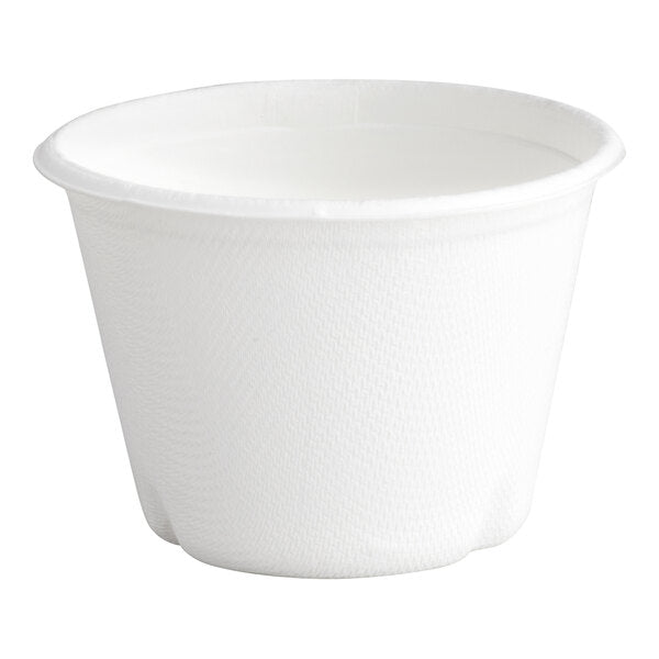 Compostable Sugarcane / Bagasse 4 oz. Portion Cup