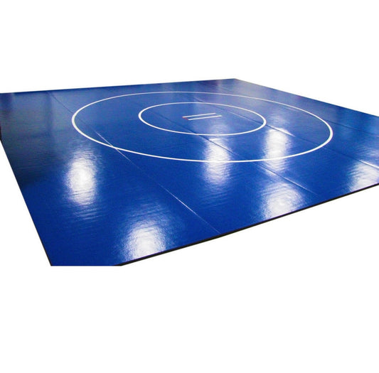 42' X 42' ULTRA SHOCK ROLL-UP WRESTLING MAT