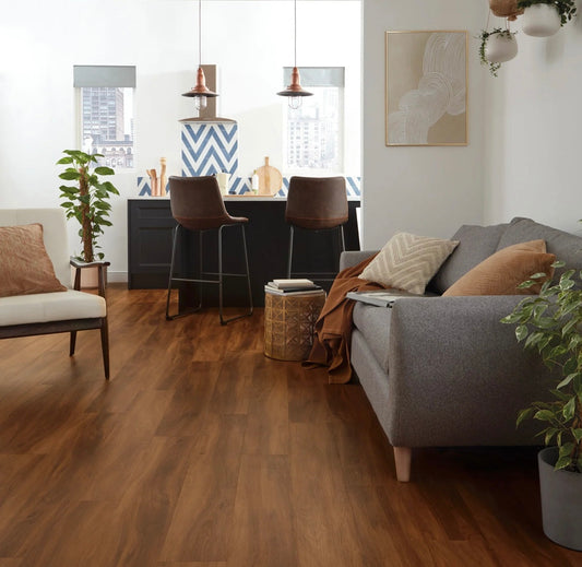 Commercial Floating Vinyl - Marron Elm