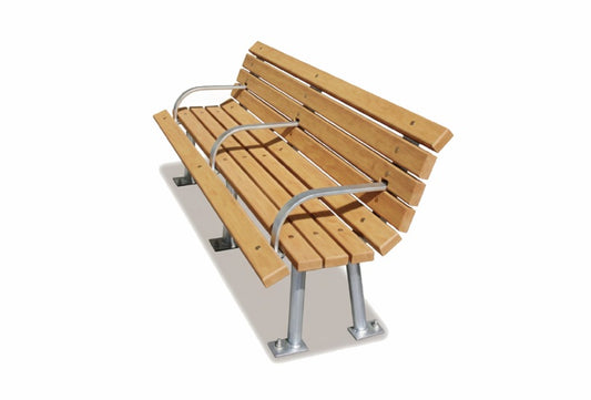 6’ Recycled Plastic Transit Bench