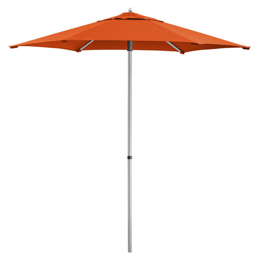 7 1/2' Papaya Push Lift Aluminum Umbrella