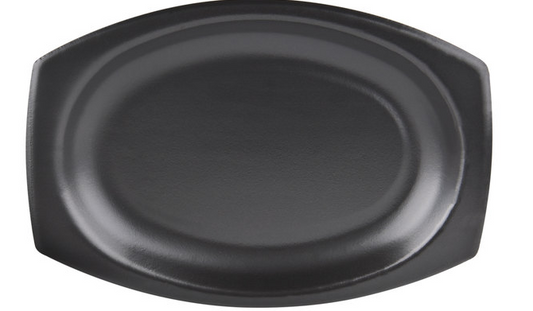 9" Black Laminated Foam Platter