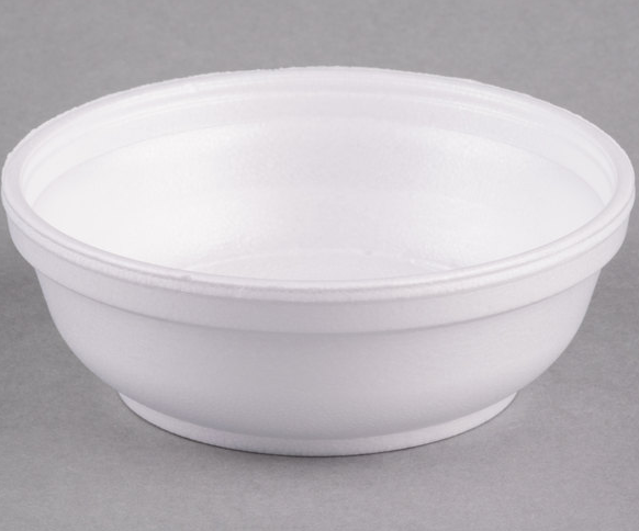 6 oz. Insulated White Foam Containe