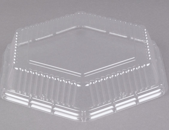 9" Clear Hexagonal Lid