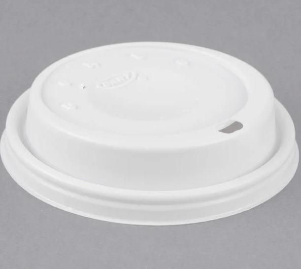 White Travel Lid