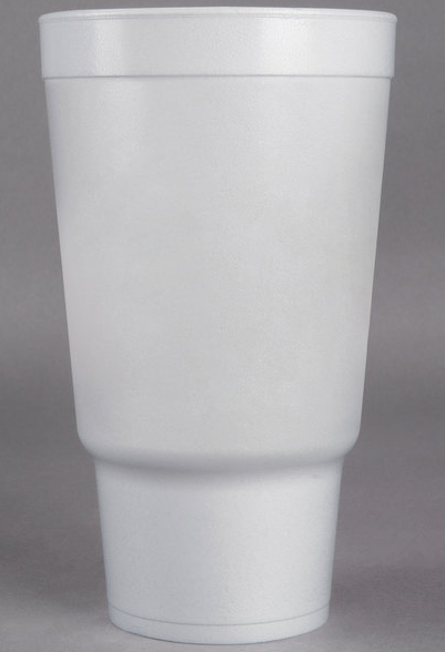 32 oz. White Customizable Foam Travel Cup