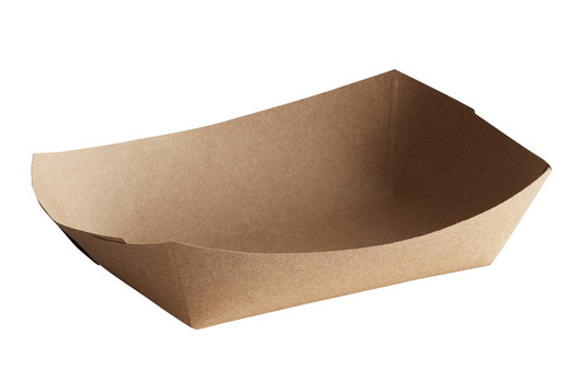 2 1/2 lb.  Customizable Paper Food Tray