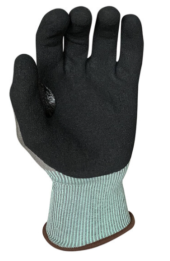 Level A4 Graphene Gloves with Black HCT Microfoam Nitrile Palm Coating and Blue Cuff