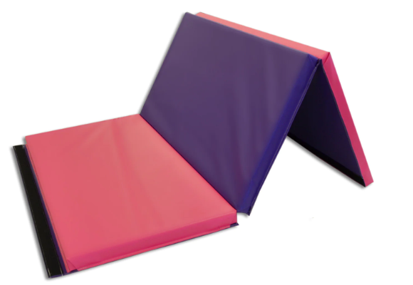 4' X 6' X 2" INTERMEDIATE LEVEL FOLDING GYMNASTIC MAT