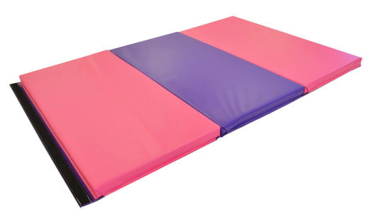 4' X 6' X 2" INTERMEDIATE LEVEL FOLDING GYMNASTIC MAT