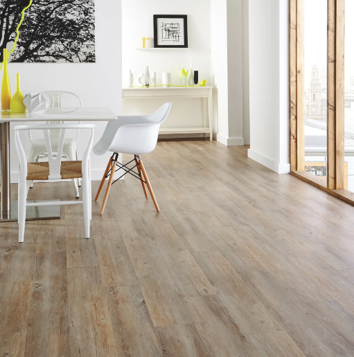 Commercial Floating Vinyl - Country Oak