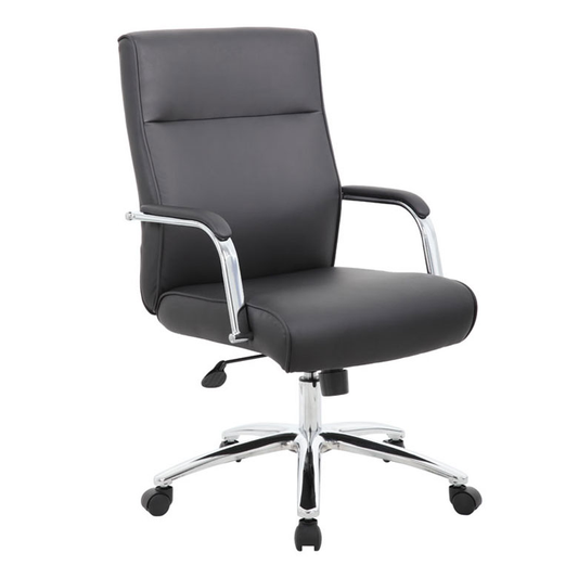 Modern Executive Black CaressoftPlus Conference Chair