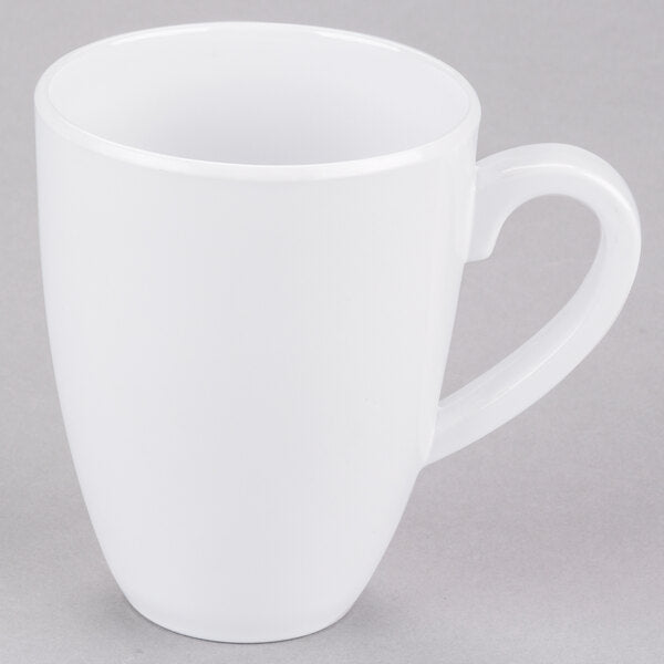 14 oz. White Melamine Mug - 6/Case