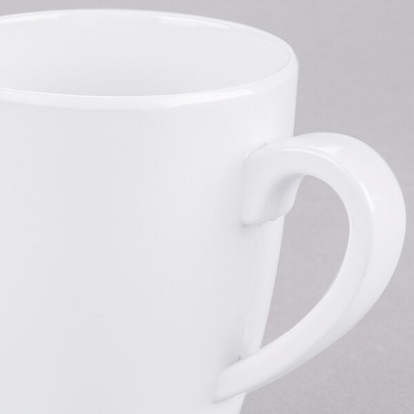 14 oz. White Melamine Mug - 6/Case