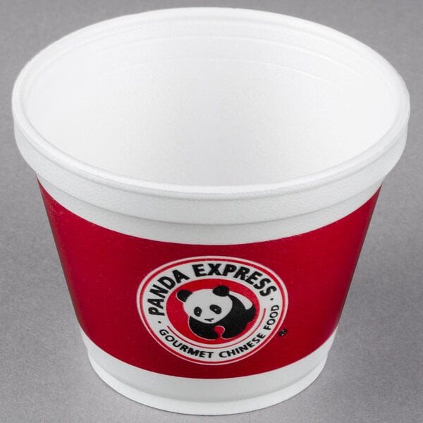 12 oz. White Customizable Foam Food Container