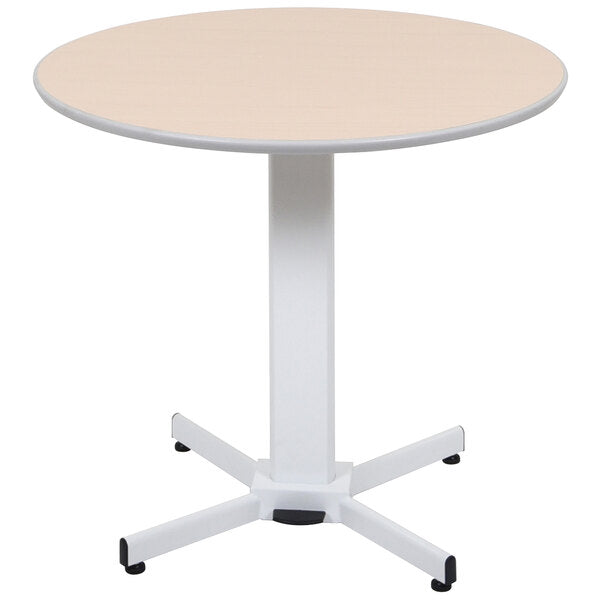 31 1/2" Round Pneumatic Adjustable Height Table