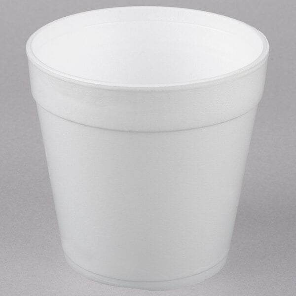 32 oz. White Foam Food Container