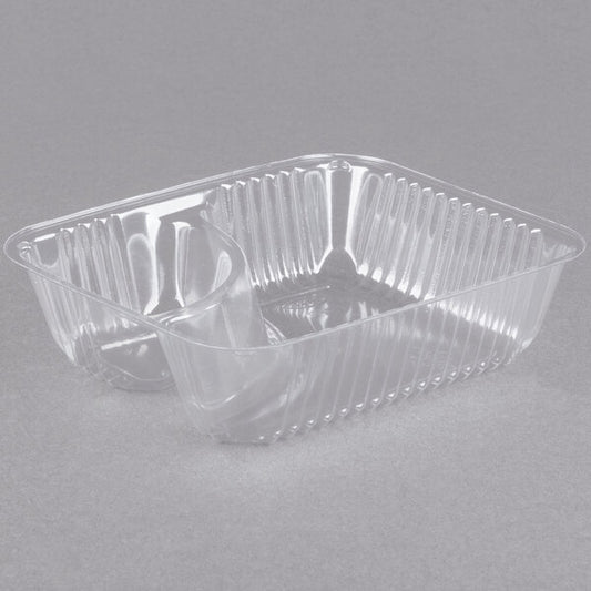 2 Compartment Small Plastic Nacho Tray