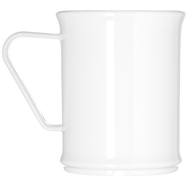 9.6 oz. White Polycarbonate Mug - 48/Case