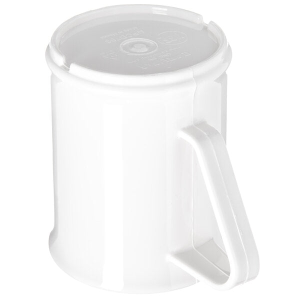 9.6 oz. White Polycarbonate Mug - 48/Case