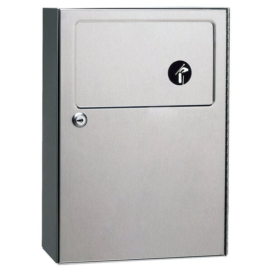 Surface Mount Sanitary Napkin Disposal Receptacle