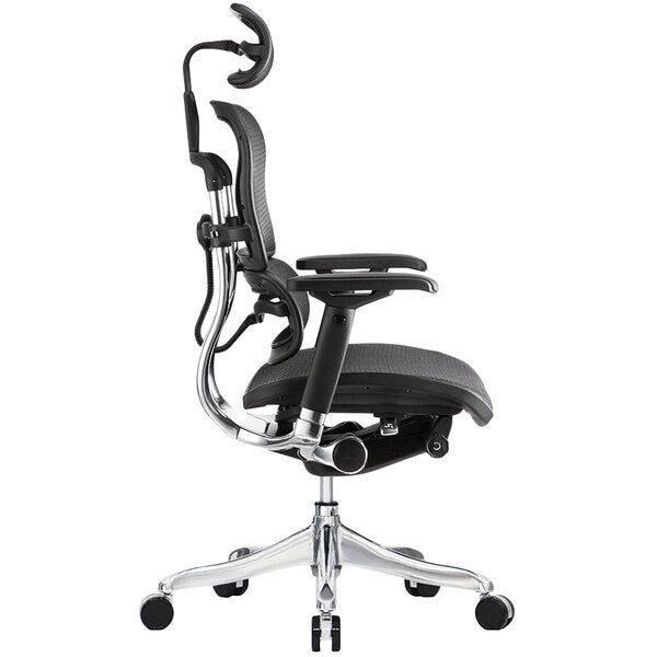 Ergoelite Black Mesh High Back Synchro Tilt Office Chair