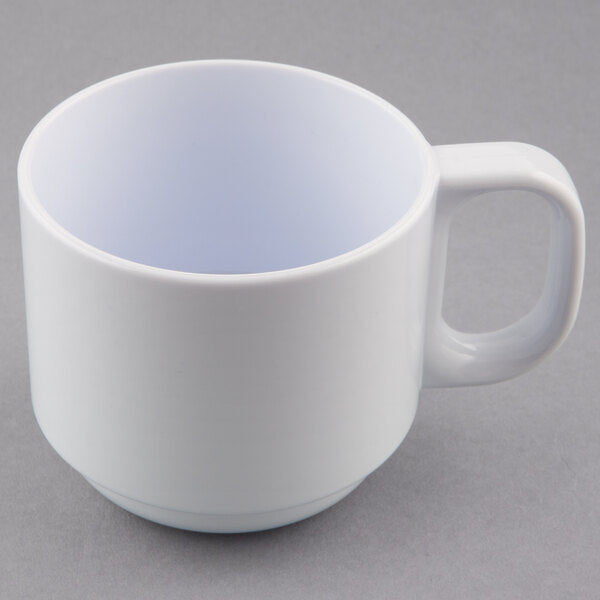 11 oz. White Stackable Mug - 24/Case