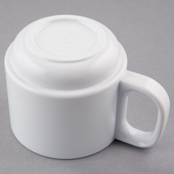 11 oz. White Stackable Mug - 24/Case