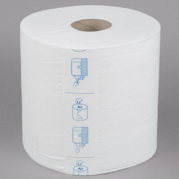 1-Ply Center Pull Paper Towel 400' Roll - 6/Case