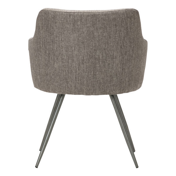 Gray Tweed Guest Chair