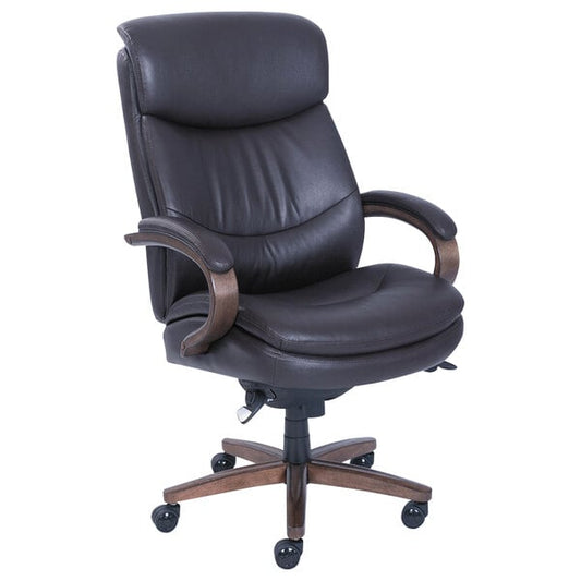 Brown Leather Big and Tall Executive Office Chair