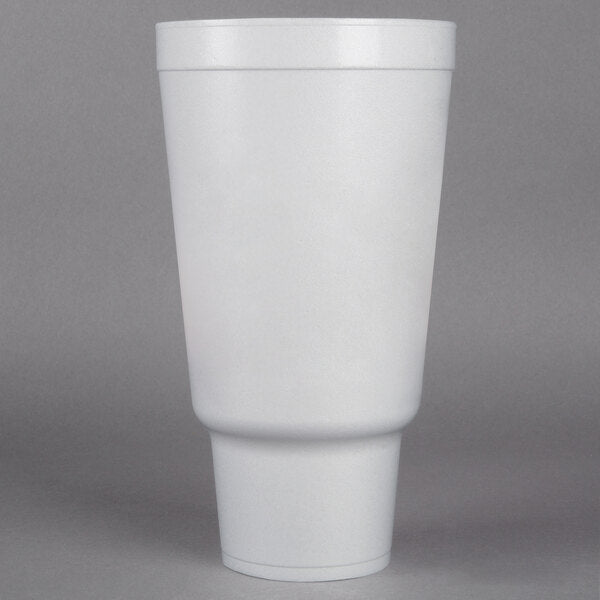 44 oz. White Foam Travel Cup